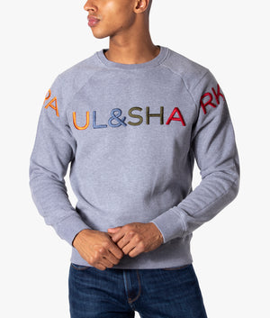 Multi-Colour-Logo-Sweat-Grey-Paul-Shark-EQVVS