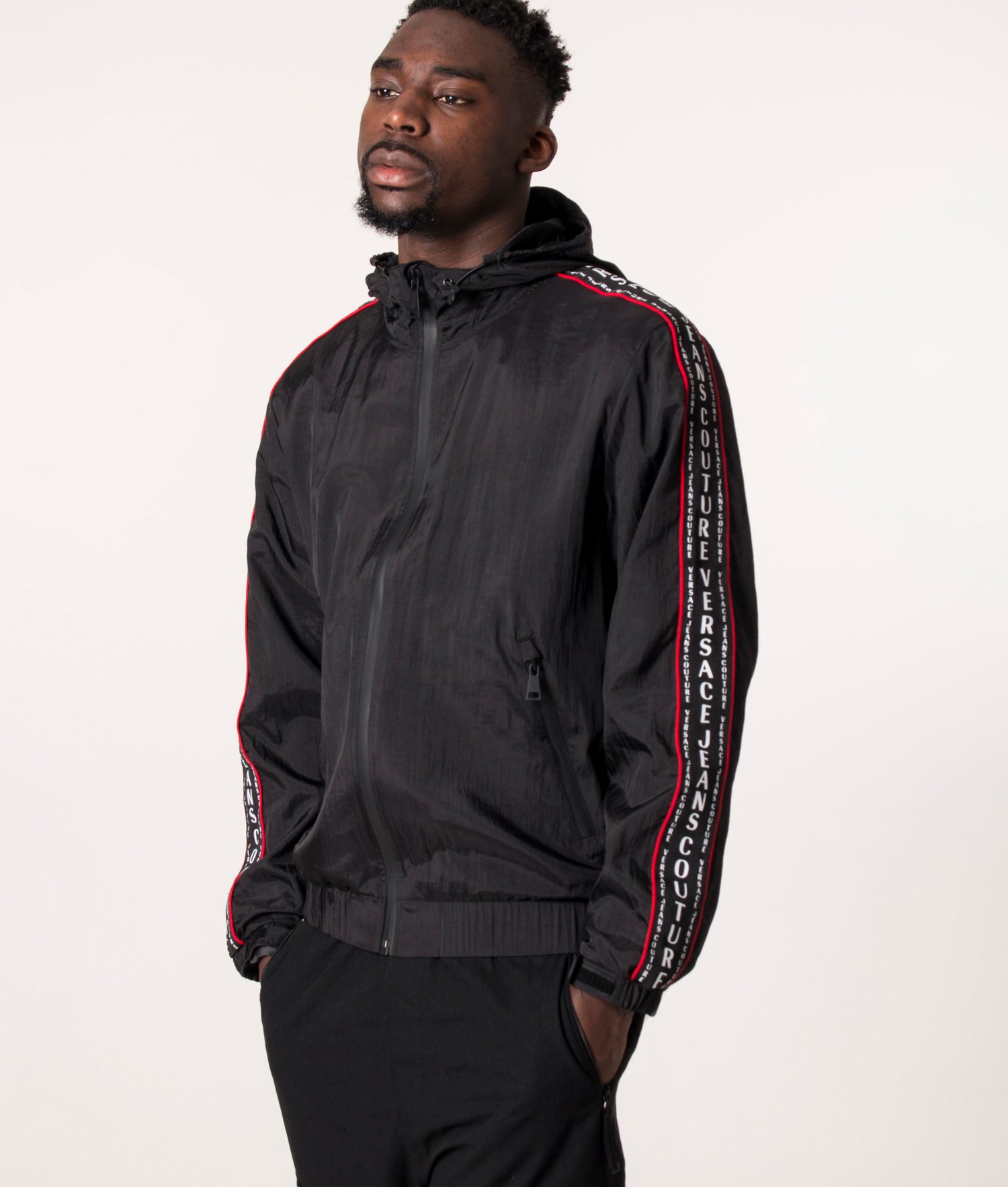 Adidas originals tape jacket best sale