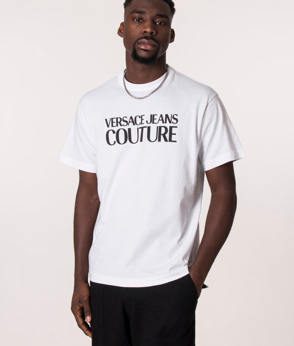 Rubber Logo T-Shirt White | Versace Couture | EQVVS