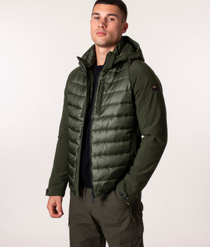 Paul & Shark Hybrid Jacket Dark Green - Terraces Menswear