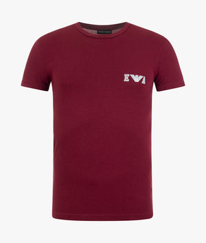 Slim-Fit-Loungewear-T-Shirt-Burgundy-Emporio-Armani-EQVVS