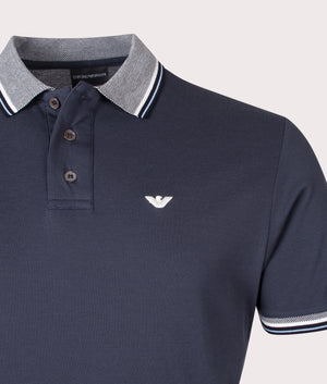 Emporio armani on sale tipped polo shirt