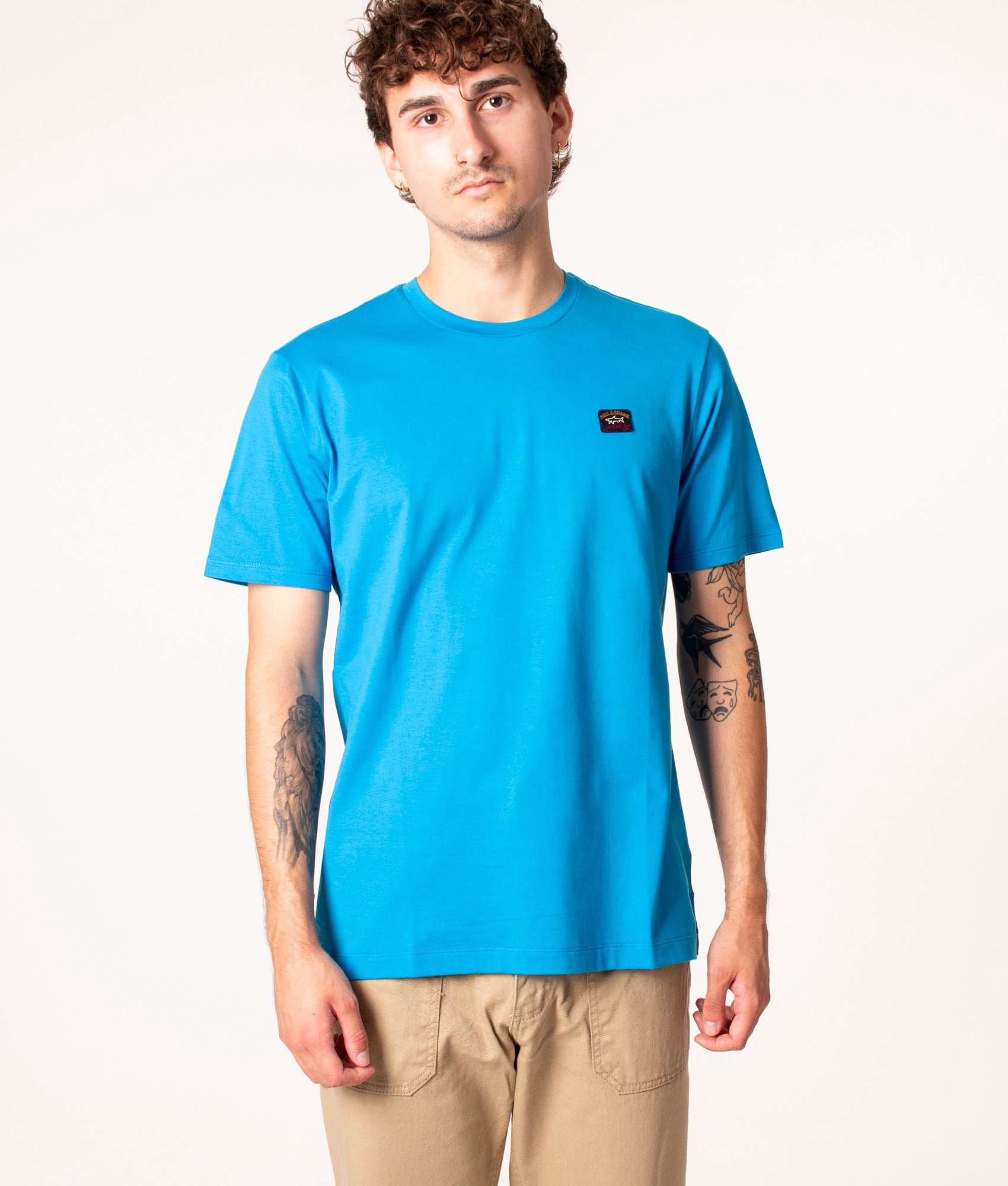 Shark organic-cotton T-shirt