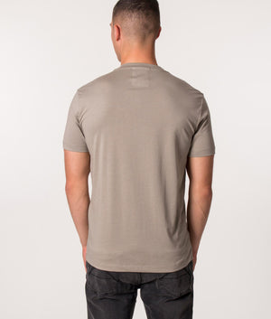 Slim Fit Pima Jersey Logo T-Shirt Incenso | Emporio Armani | EQVVS