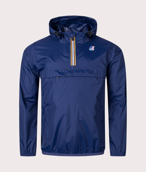 Quarter-Zip-Le-Vrai-3.0-Leon-Jacket-Blue-Medieval-K-Way-EQVVS