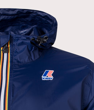 Quarter-Zip-Le-Vrai-3.0-Leon-Jacket-Blue-Medieval-K-Way-EQVVS