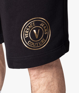 VERSACE JEANS COUTURE V-Emblem Sweatshirt Black - Wrong Weather