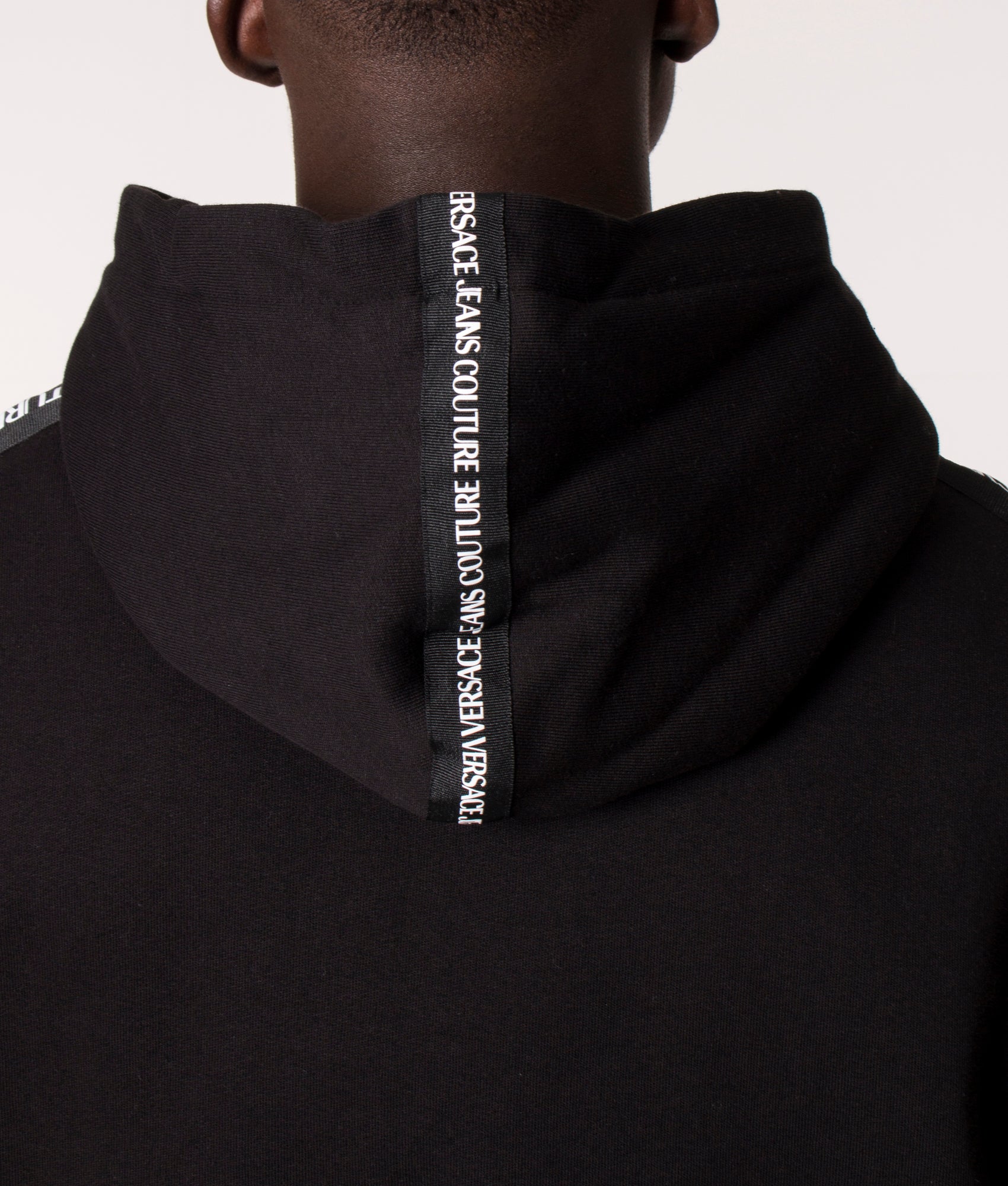 Acne Studios - Logo tape hoodie - Black