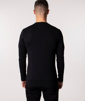 Slim-Fit-Long-Sleeved-Large-Logo-Eagle-T-Shirt-Black-Emporio-Armani-EQVVS