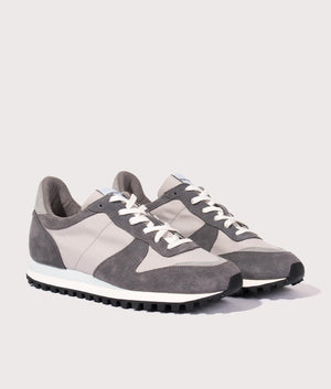 Marathon Trail Sneakers in All Grey from Novesta. Angled image