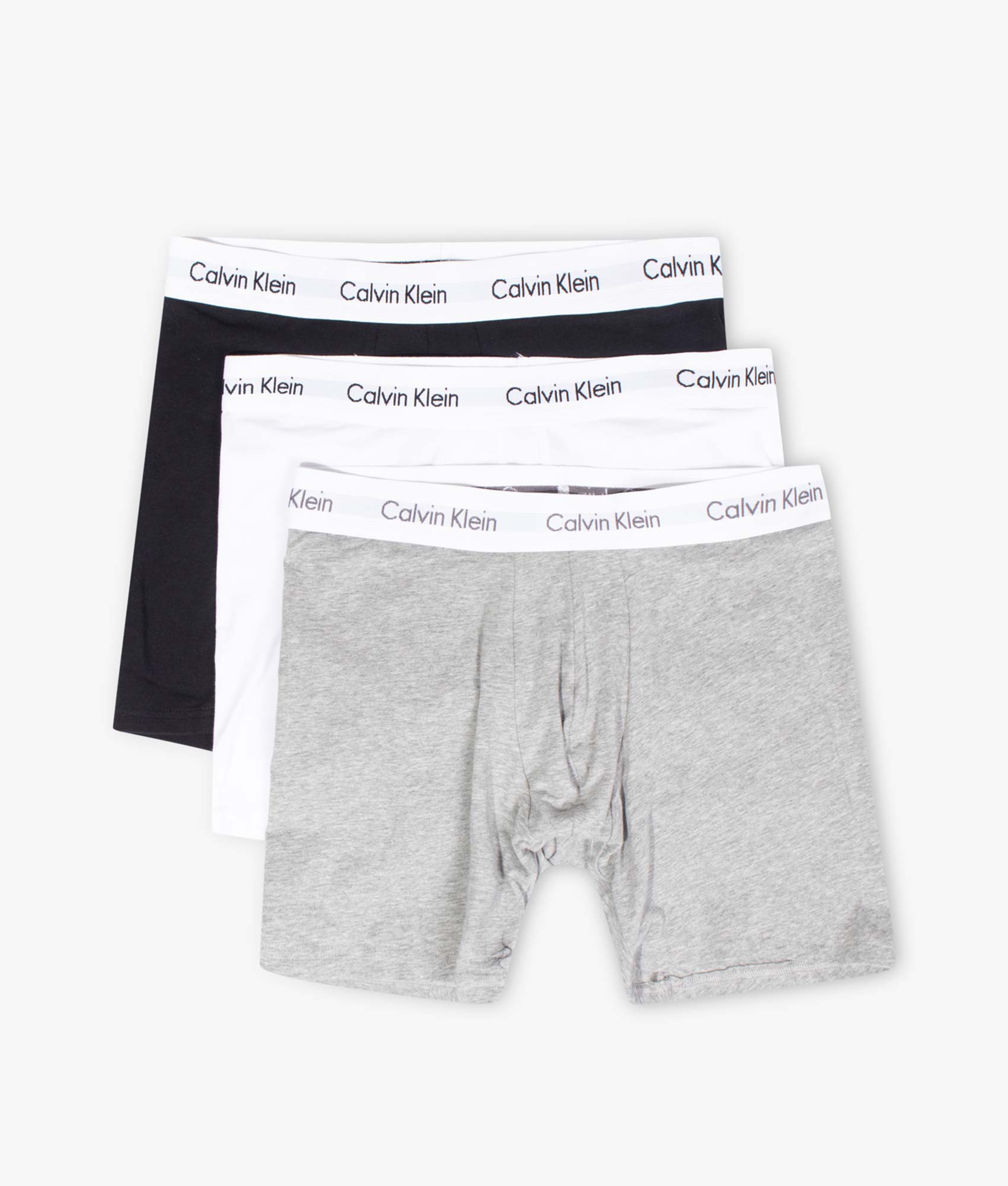 Three Pack of Boxer Briefs Black/White/Grey | Calvin Klein | EQVVS