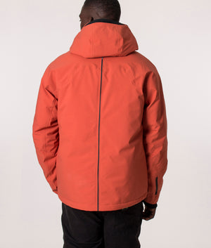 KRAKATAU QM376 WERYK Short Jacket in Orange, EQVVS. Model, back 