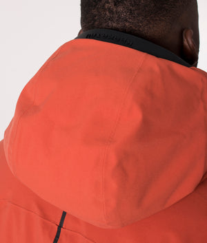 KRAKATAU QM376 WERYK Short Jacket in Orange, EQVVS. Model, detail