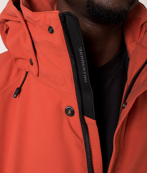 KRAKATAU QM376 WERYK Short Jacket in Orange, EQVVS. Model, detail