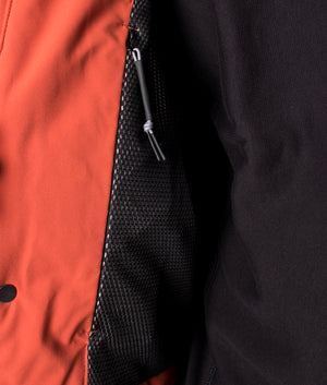 KRAKATAU QM376 WERYK Short Jacket in Orange, EQVVS. Model, detail