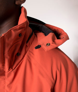 KRAKATAU QM376 WERYK Short Jacket in Orange, EQVVS. Model, detail