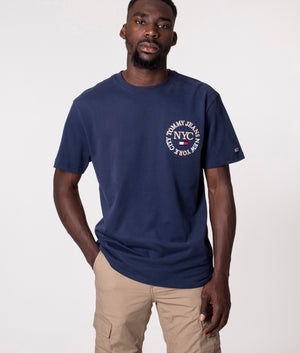 Navy blue best sale tommy shirt