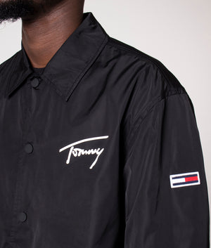 Signature-Nylon-Coach-Overshirt-Black-Tommy-Jeans-EQVVS