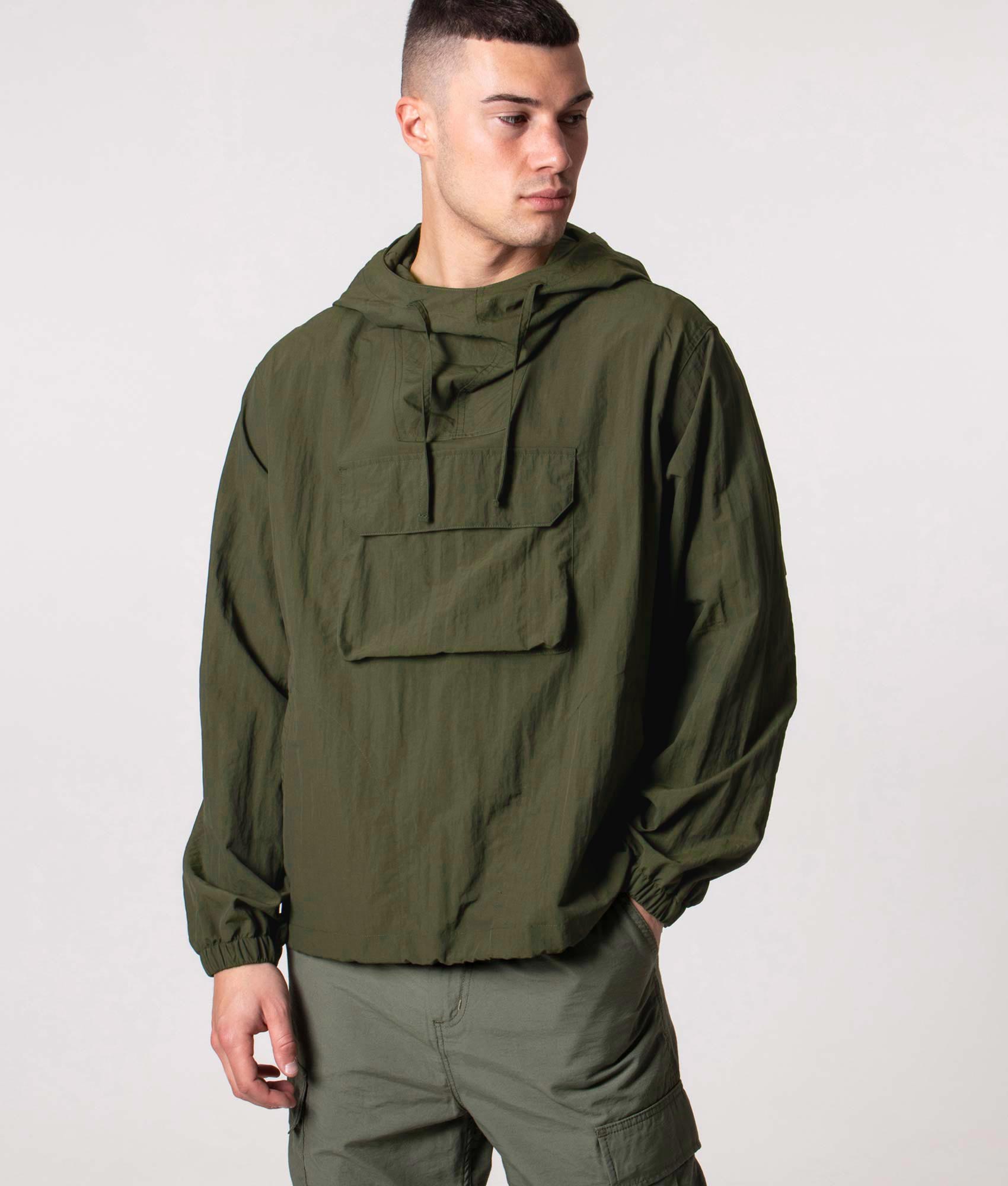 Oversized Chemical Smock Jacket Olive Green | Uniform Bridge | EQVVS